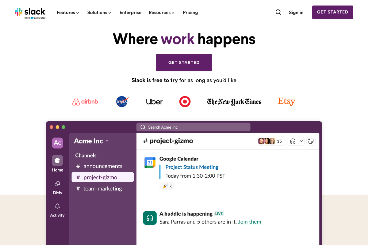 Slack Screenshot